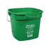 San Jamar Canada Essentials Each / Green San Jamar KP320GN 10 Qt. Green Cleaning Kleen-Pail | Denson CFE