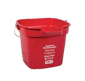 San Jamar Canada Essentials San Jamar KP320RD 10 Qt Red Sanitizing Kleen-Pail | Denson CFE