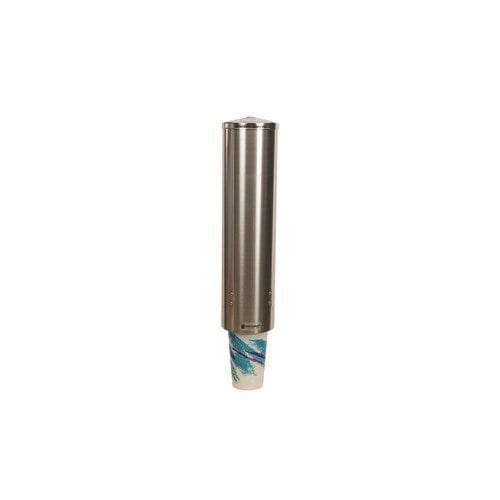 San Jamar Canada Unclassified Each San Jamar C3450SS 16" Large Pull-Type 12-24 oz. Water Cup Dispenser - Stainless Steel