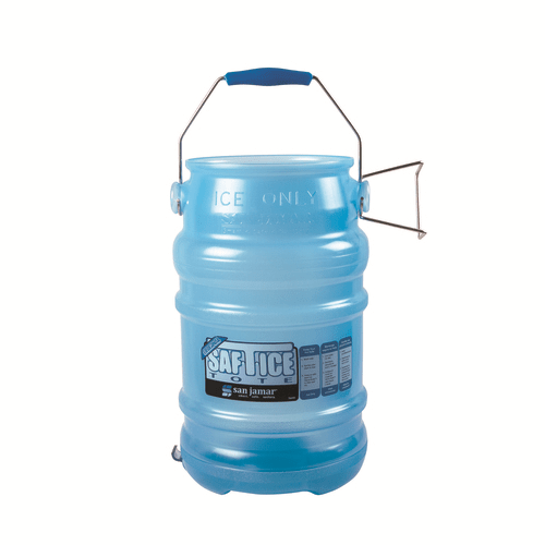 San Jamar Refrigeration & Ice Case / Blue San Jamar SI6000BPAF Saf-T-Ice 6 Gallon Polypropylene Ice Tote | Denson CFE