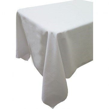 Snap Drape Tabletop Each SNAP DRAPE TULT5292OWH ULTRASPUN TABLECLOTH, WHITE, SPUN POLYESTER - 52" X 92" *FACTORY DISCONTINUED*
