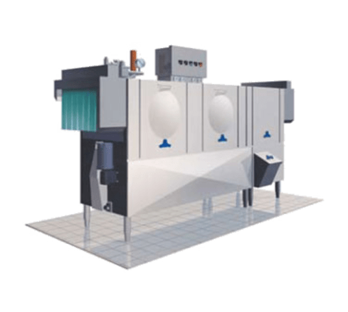 Stero Dishwasher Each Stero ER94S Conveyor Dishwasher With 30 Inch Power Scrapper - High Temperature, 270 Racks Per Hour | Denson CFE