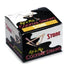 Stone Disposables Case Stone 022900 8 in Super Cocktail Black Straws - Case of 2500, Plastic | Denson CFE