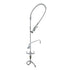 T&S Brass Commercial Faucets Each T&S B-0113-ADF12-B Deck Mount Pre Rinse Unit w/ 44" Hose & 12" Add On Faucet