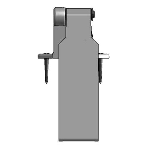 T&S BRASS Commercial Faucets Each T&S Brass B-0507-509PDL Single Ledge-Mount Polished Chrome-Plated Brass Knee Pedal Valve With 1/2" NPT Female Inlet And Outlet