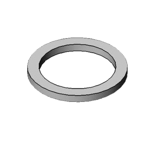 T&S BRASS Commercial Ovens Each T&S Brass 001022-45 Bottom Gasket, 1/16" H, 3/4" OD, Rubber, Gray | Denson CFE