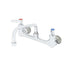 T&S Brass Plumbing Each 8" Wall Mount Mixing Faucet w/ CV Ceramas, 8" Swing Nozzle (060X), 1/2" NPT Female Inlets