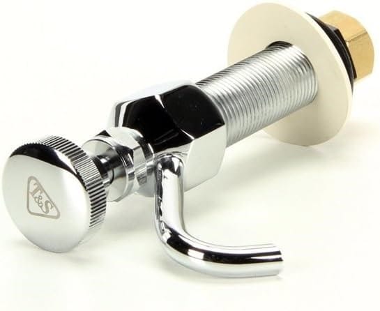 T&S BRASS Plumbing & Faucets Each T&S Brass B-2282 Dipper Well Faucet - 6-1/2 in Length, Polished Brass | Denson CFE