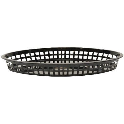 Tablecraft Products Food Service Supplies Each Tablecraft Texas Platter Basket 1086BK - Heat Resistant, Dishwasher & Microwave Safe, Made in USA | Denson CFE