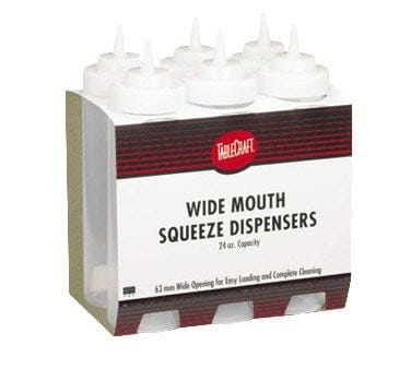 Tablecraft Products Tabletop & Serving Cash & Carry WideMouth Squeeze Bottle, 16 oz., 63
