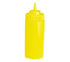 Tablecraft Products Tabletop & Serving Each / Yellow Tablecraft 10853M 8 Ounce Yellow WideMouth Squeeze Bottle Polyethylene Dispenser