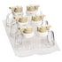 Tablecraft Products Unclassified Each Tablecraft 48H 20.63" x 12.63" 6 Compartment Clear Plastic Salad Dressing Dispenser Holder | Each
