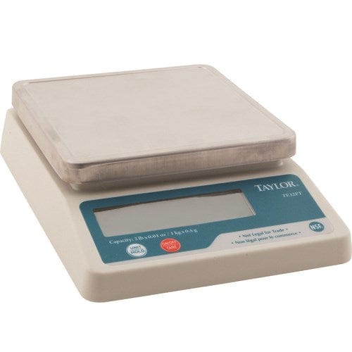 Taylor Precision - Canada Parts & Service Each Taylor TE32FT Digital Scale, Compact, 2 lb x 1/10 oz, NSF | Denson CFE