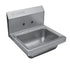 Thorinox Stainless Steel Sink Each Thorinox THS-1-F 17"×16" Wall Mounted Hand Sink with Faucet | Denson CFE
