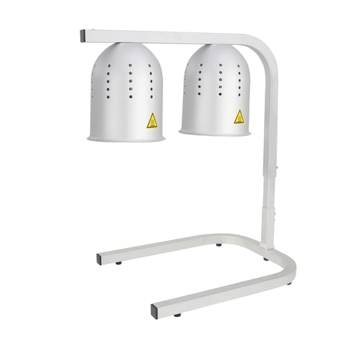 Thunder Group Unclassified SET Thunder Group SEJ92000 Dual Heat Lamp, 19-1/4" x 13-3/4" x 23"H, freestanding, C-frame, adjustable arm