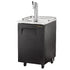 True Food International Canada Bar Refrigeration Each True TDD-1-HC 24" Kegerator Beer Dispenser w/ (1) Keg Capacity - (1) Column, Black, 115v