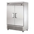 True Food International Canada Reach-In Refrigerators and Freezers Each True Refrigeration T-49-HC - 54 Inch Reach-In Refrigerator, Two-Section, Stainless Steel Front, Aluminum Sides, ENERGY STAR | Denson CFE