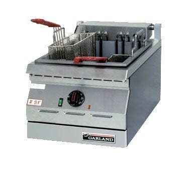 US Range Equipment Each Garland / U.S. Range ED-15SF Designer Series 8.0 kW Countertop 15" Wide 17 lb Tank Capacity Stainless Steel Medium-Duty Electric Fryer With 2 Baskets, 208V 1-Phase 8.0 kW