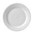 Vertex China Dinnerware Dozen Vertex SAU-7 Plate, 7-1/4" dia., Round, Sculpted Lines, Sausalito Collection | Denson CFE