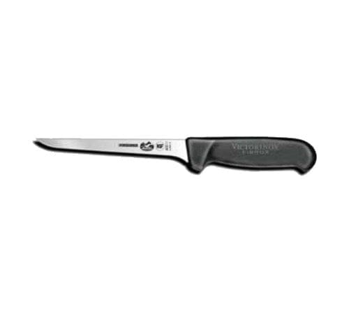 Victorinox Swiss Army Knife & Accessories Each Victorinox - Swiss Army 5.6403.15-X4 Stiff Boning Knife w/ 6" Blade, Black Fibrox? Nylon Handle