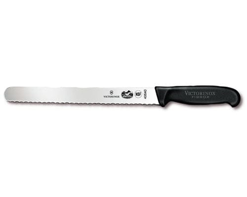Victorinox Swiss Army Smallwares Each Victorinox 5.4233.25-X3 Slicer Knife, 10" Wavy Edge | Denson CFE
