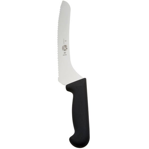 Victorinox Swiss Army Smallwares Each Victorinox Swiss Army 7.6058.13 Bread Knife - 9 in Offset Serrated Blade, Fibrox Handle | Denson CFE