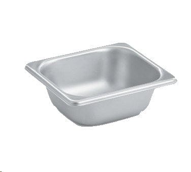 Vollrath Food Pans Each Vollrath S06062 Steam Table Pan, 1/6 Size, 1 Quart, 6-7/8 inch x 6-3/8 inch x 2-1/2 inch Deep, Stainless Steel | Denson CFE