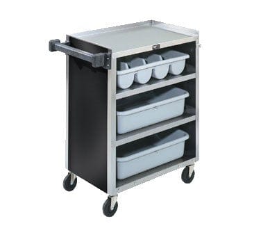 Vollrath Food Service Supplies Vollrath 97180 Assembled Stainless Steel Four Shelf Bussing Cart | Denson CFE