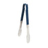 Vollrath Smallwares Each / Blue Vollrath 4781230 12" Utility Tongs – One-Piece Scalloped Stainless Steel with Blue Kool-Touch Handle | Denson CFE