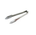 Vollrath Smallwares Each / Green Vollrath 4780970 Jacobs Pride 9 1/2" Stainless Steel Scalloped Tong with Green Coated Handle | Denson CFE