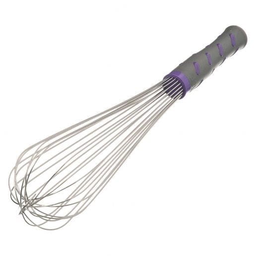 Vollrath Smallwares Each / Purple Vollrath 47004 Piano Whip, 14" with Purple Nylon Handle, Heat Resistant, NSF | Denson CFE