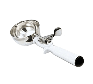 Vollrath Smallwares Each Vollrath 47139 Jacob’s Pride #6 Disher – 5.33 oz Portion Scoop, White Handle | Denson CFE