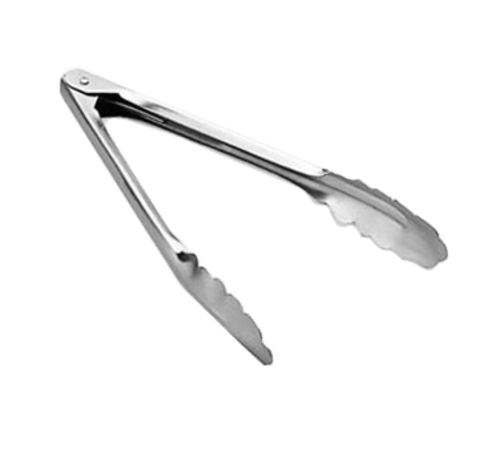 Vollrath Smallwares Each Vollrath 47309 9½" Heavy-Duty Stainless Steel Utility Tongs | Denson CFE