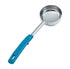 Vollrath Smallwares Each Vollrath 62177 6 Ounce Solid Round Spoodle with Teal Grip | Denson CFE