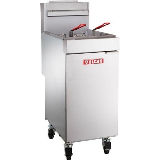 Vulcan Canada Commercial Fryers Each Vulcan LG400 – 50 Lb Floor Tube Fired Propane Gas Fryer | Denson CFE
