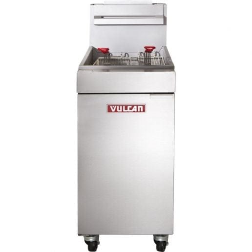 Vulcan Canada Commercial Fryers Each Vulcan LG400 Propane Fryer - (1) 50 lb Vat, Floor Model, LP | Denson CFE