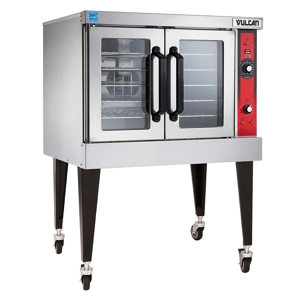 Vulcan Canada Commercial Ovens Each Vulcan VC5ED Single Full Size Electric Convection Oven - Standard Depth, Stainless Steel | Denson CFE