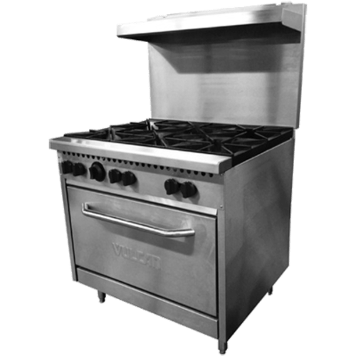 Vulcan Canada Commercial Restaurant Ranges Each Vulcan SX36-6B 36" 6 Burner Gas Range with Standard Oven, Propane | Denson CFE