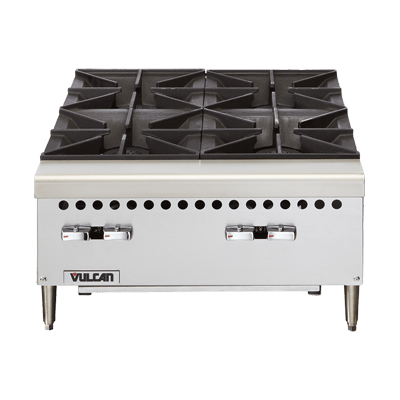 Vulcan Canada Commercial Restaurant Ranges Each Vulcan VCRH36 36" 6 Burner Countertop Range / Hot Plate - 150,000 BTU | Denson CFE
