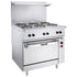 Vulcan Commercial Restaurant Ranges Each Vulcan EV36S-6FP240 36" EV Series Electric Range with (6) French Hot Plates, 240v/1ph/3ph | Denson CFE