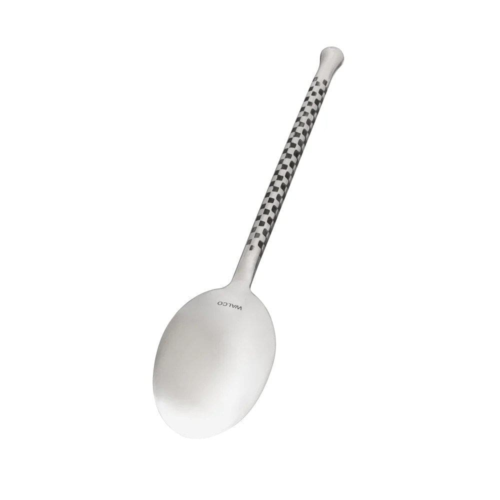 Walco Canada Flatware Dozen Walco CHAR01 7 3/8" Teaspoon with 18/10 Stainless Steel Grade, Charred Pattern | Denson CFE