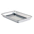 Winco Bakeware Each Winco ALXP-0609 6-1/2" x 9-1/2" Heavy-Duty 1/8 Size Open Bead Aluminum Sheet Pan