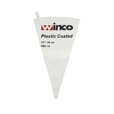 Winco Bakeware Each Winco PBC-12 12" Plastic Lined Canvas Pastry Bag