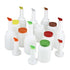 Winco Bar Supplies Case Winco PPB-2MX 2 Quart Liquor and Juice Pour Bottle Assorted Set of 12 | Denson CFE