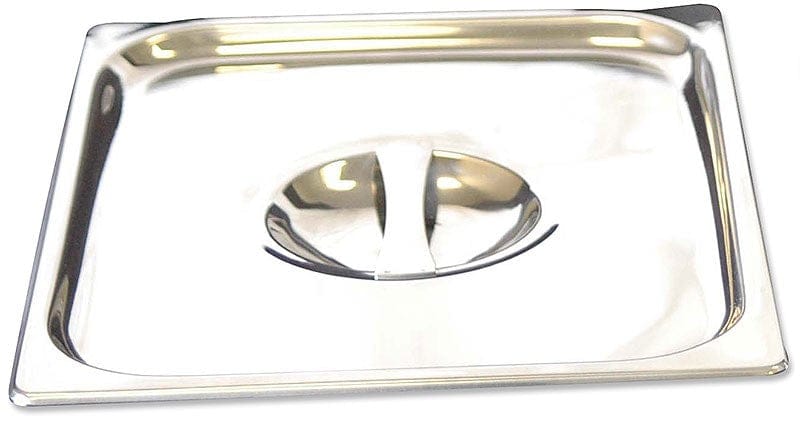Winco BenchMarkUSA Each Winco 56746 Benchmark Half Size Stainless Steel Flat Lid for Chafing Dishes | Denson CFE