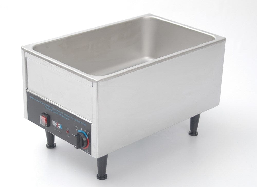 Winco BenchMarkUSA Set Winco Benchmark 51096 Stainless Steel Countertop Food Pan Warmer | Denson CFE