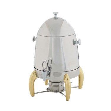 Winco Beverage Equipment Set Winco 903A Virtuoso 3 Gallon Stainless Steel Coffee Chafer Urn with Gold Accents | Denson CFE