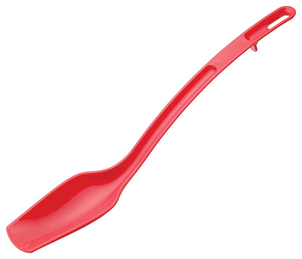 Winco Chafers & Buffetware Each / Red Winco CVBS-10R Red Polycarbonate Buffet Spoon 10 inch 3/4 Ounce Capacity Heat Resistant | Denson CFE