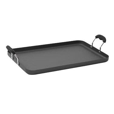 Winco Commercial Grills Each Winco HAG-2012 19 5/8" x 12 1/4" Hard Anodized Aluminum Griddle