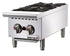 Winco Commercial Restaurant Ranges Set Winco NGHP-2 Spectrum Two Burner Stainless Steel Countertop Gas Hot Plate 50000 BTU | Denson CFE